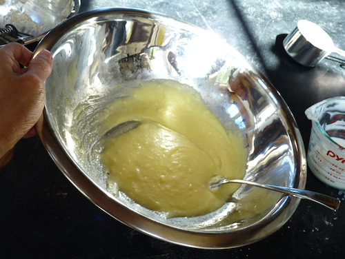 creamed butter sugar eggs