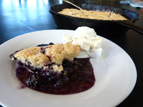 blackberry cobbler