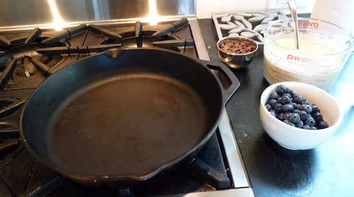 pancake stovetop set up