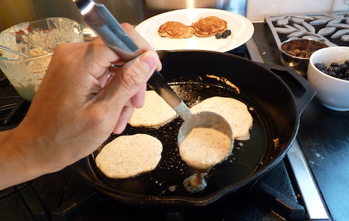 cooking pancakes 1