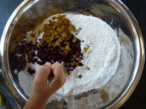 add dried fruit