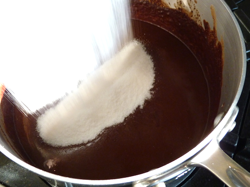 adding sugar with cornstarch