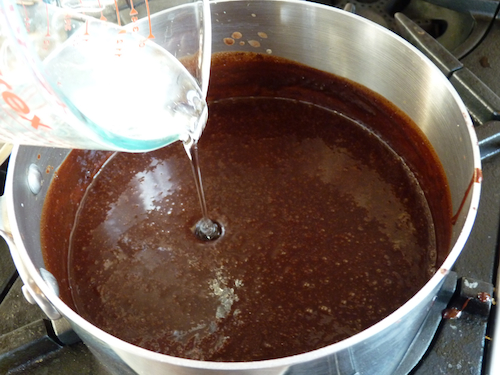 adding corn syrup