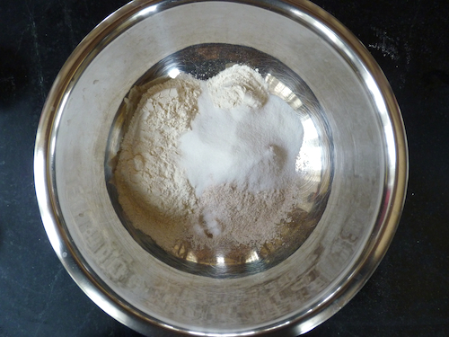 flour sugar salt