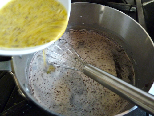 add egg yolks