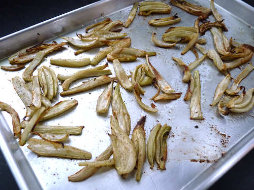 caramelized roasted fennel