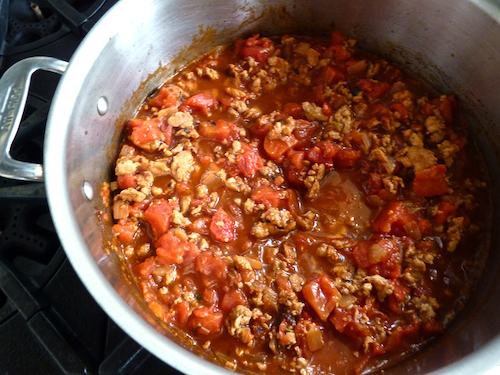 tomatoes and sausage