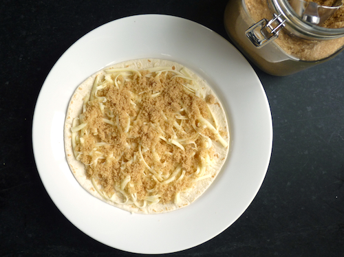 brown sugar jack cheese quesadilla