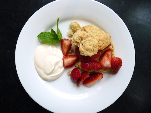 strawberry oatmeal shortcake