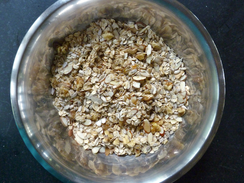 drizzle in wet ingredients