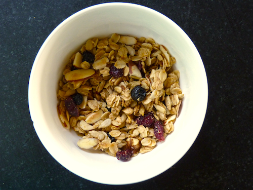 bowl of granola