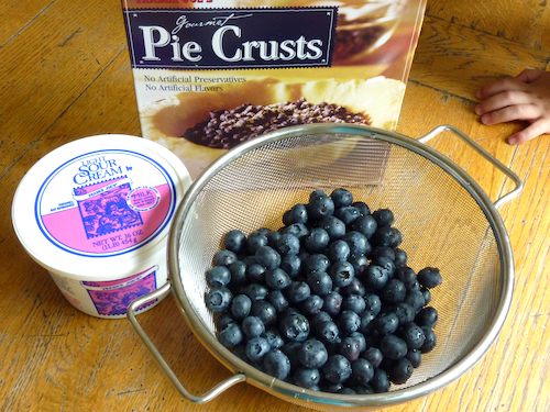 sour cream blueberry pie crust