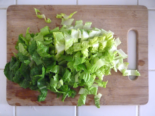 chopped romaine