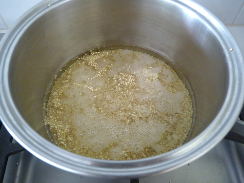cooking quinoa