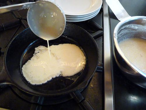 batter into pan