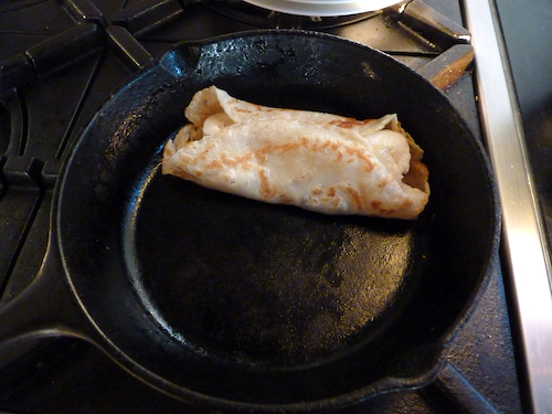 folded crepe