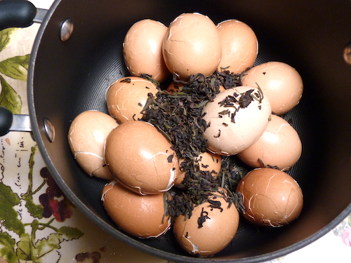 eggs tea
