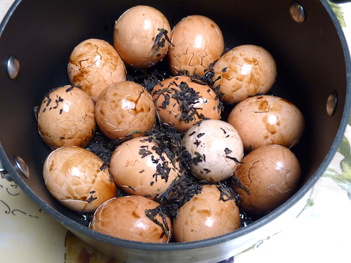eggs tea soy sauce