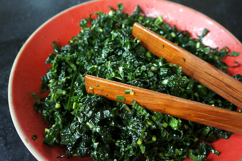 dressed kale