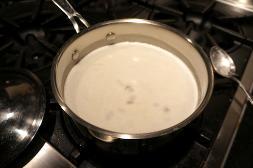 boiling water
