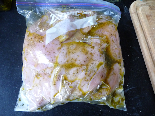 marinating chicken ziploc
