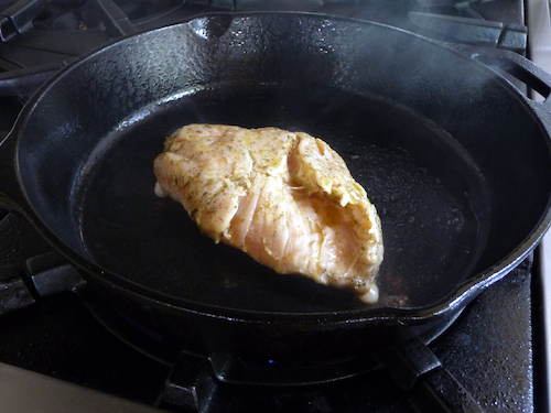 chicken breast cooking