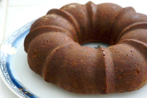 inverted butter cake