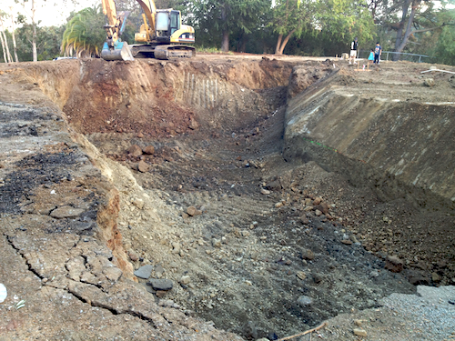 hole in the ground