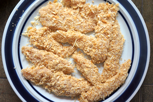 coated chicken fingers